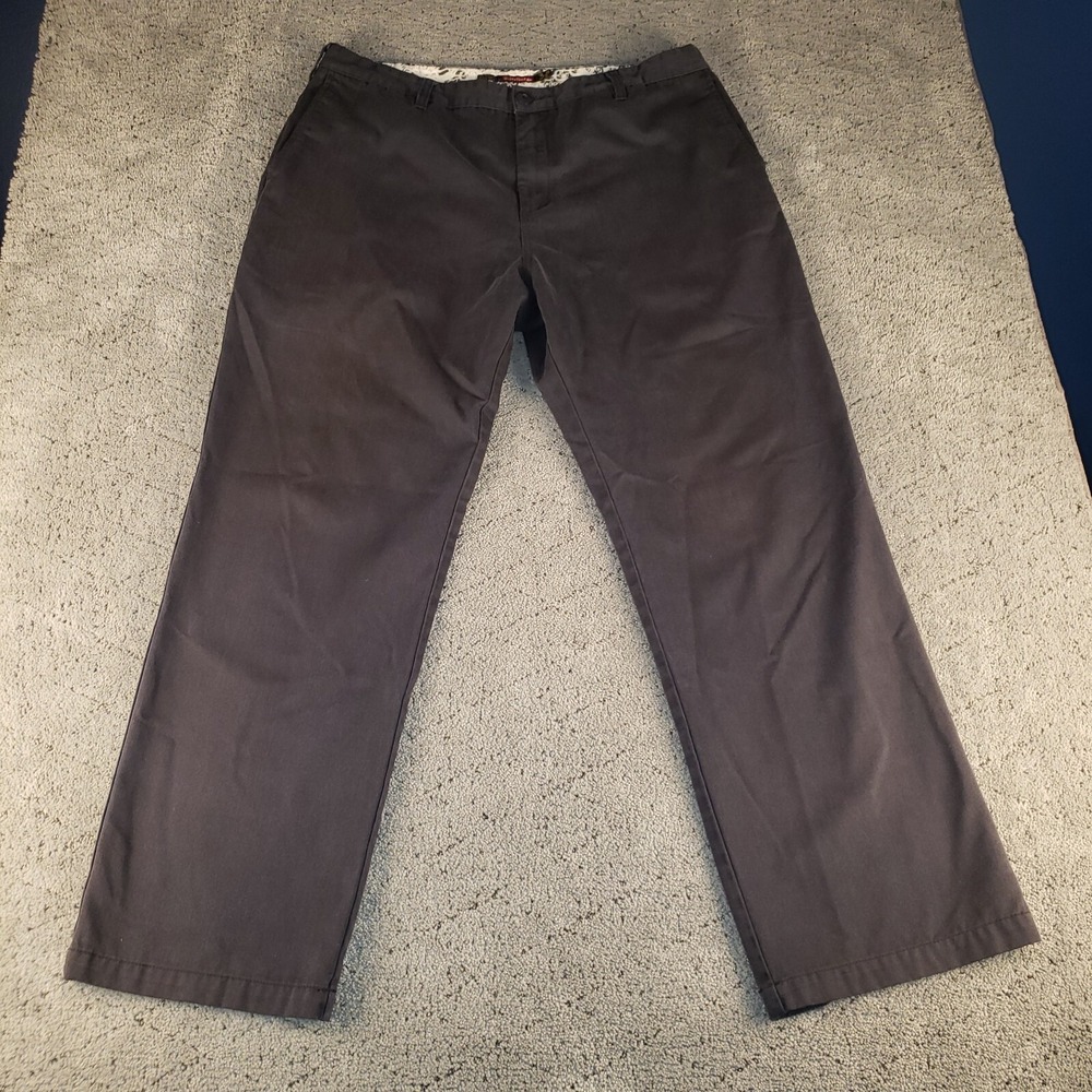 Quiksilver Pants Mens 38 Navy Blue Wide Leg Loose Skater Relaxed Workwear